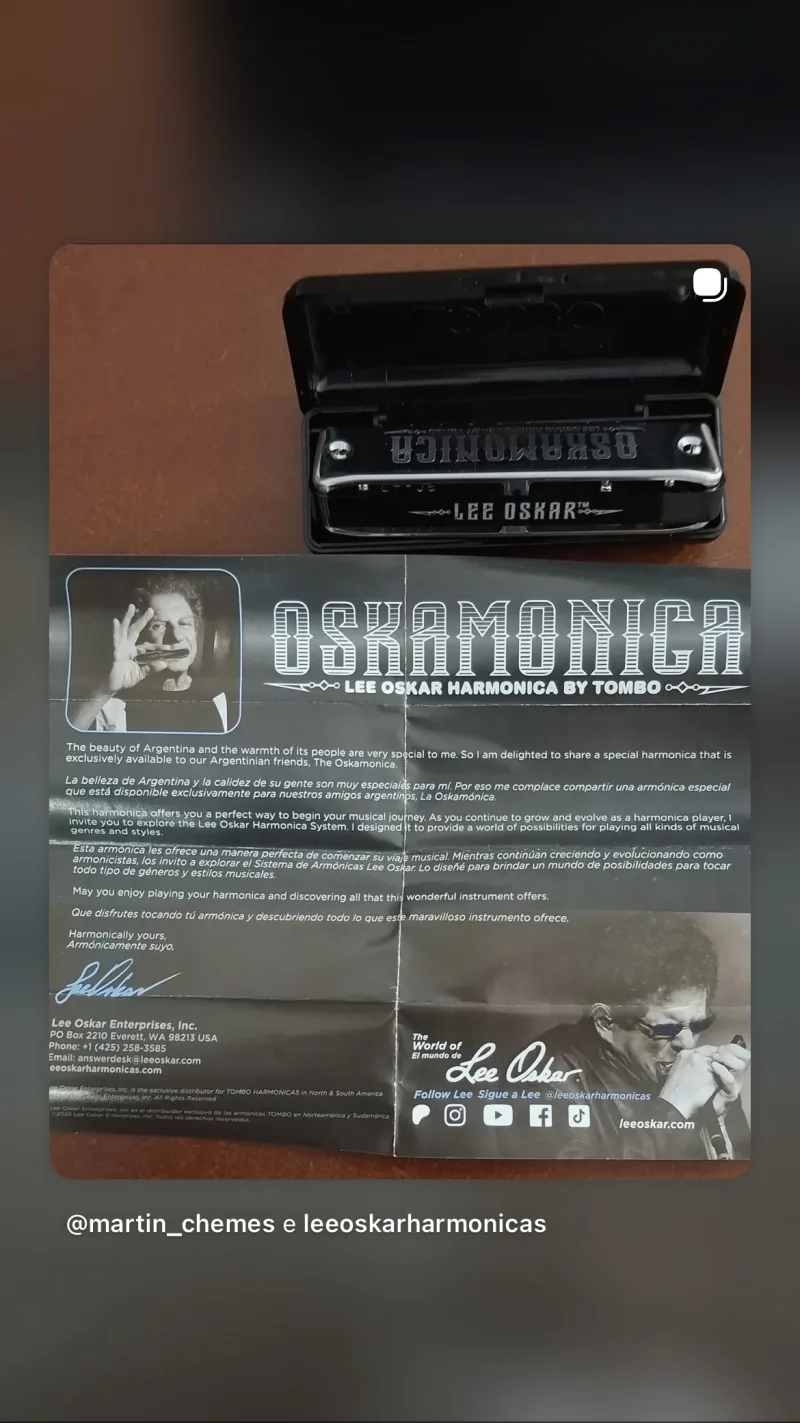 Lee Oskar Harmonicas 貼文圖片