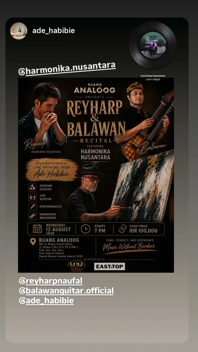 Reyharp and Balawan Project 貼文圖片
