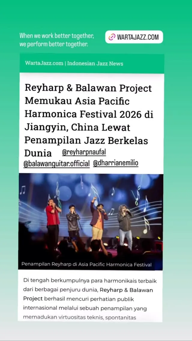 Reyharp and Balawan Project 貼文圖片