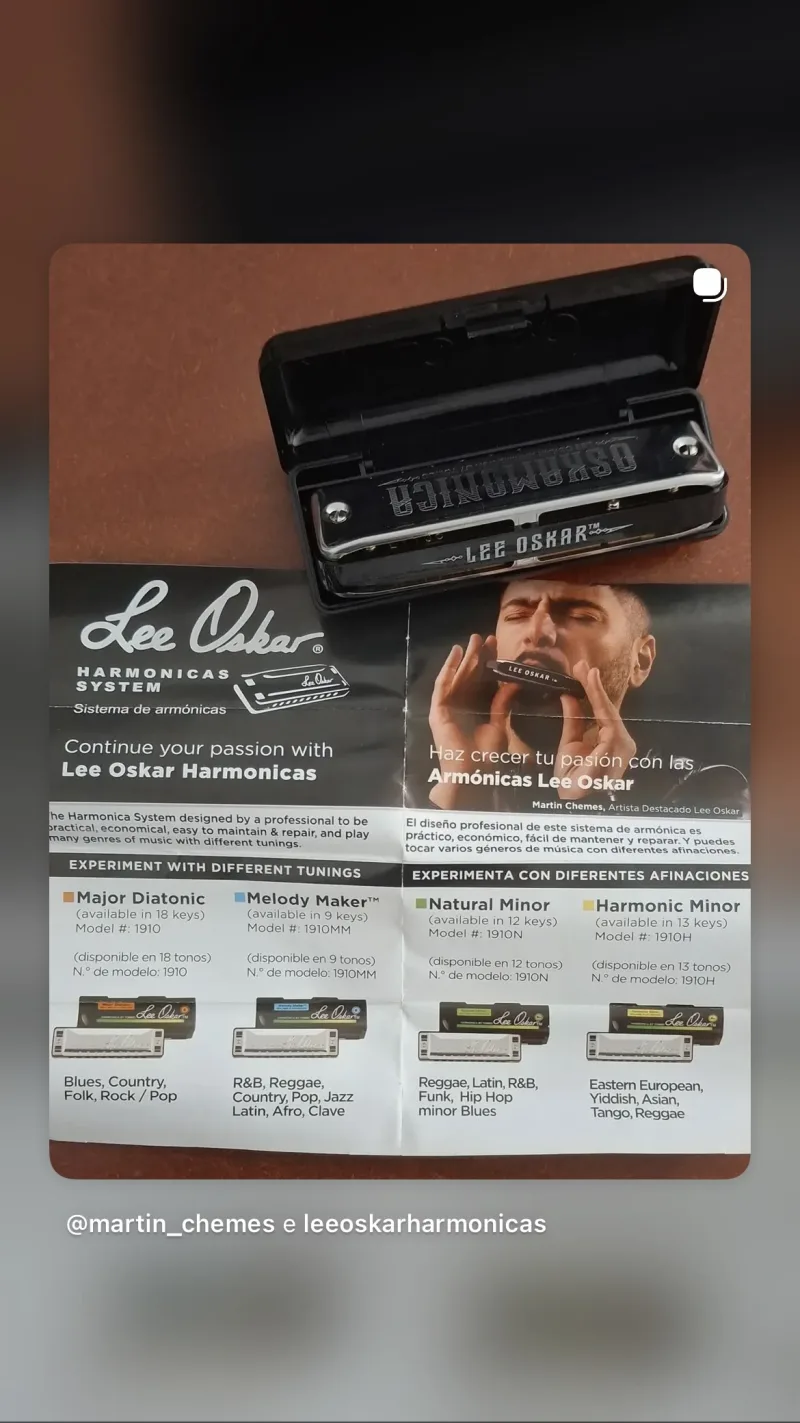 Lee Oskar Harmonicas 貼文圖片