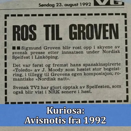 Sigmund Groven 貼文圖片